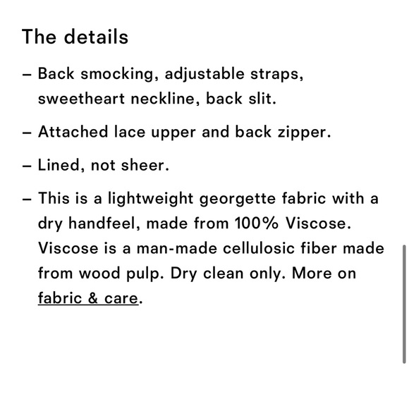 NWT Reformation Irisa Dress in Larkspur Lined w Lace - 6 - Picture 7 of 11